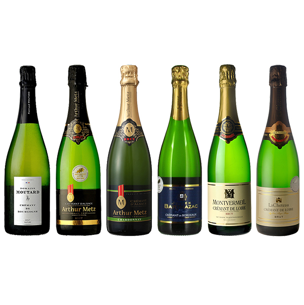 クレマン・スパークリングワイン6本セット