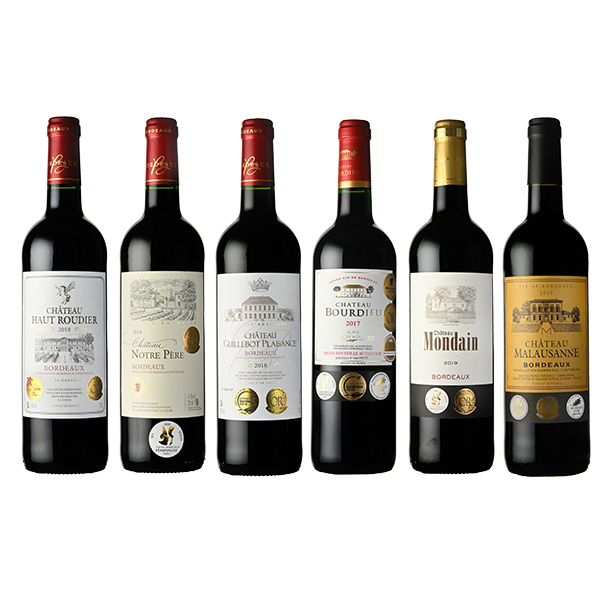 金賞17冠!すべてダブル金賞以上受賞 ボルドーフルボディ6本セット
