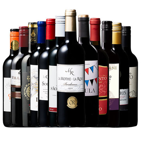 3大銘醸地入り!世界選りすぐり赤ワイン12本セット 第191弾