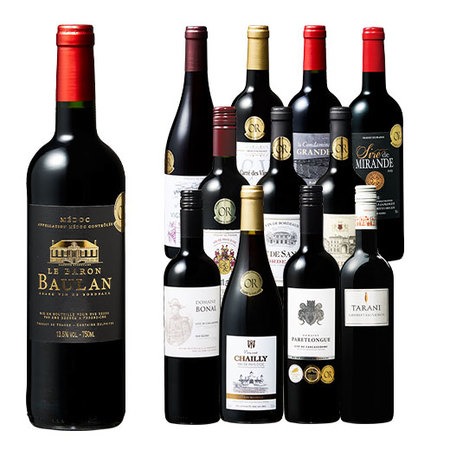 フランス金賞赤ワイン１２本セット　第６８弾　格上メドック・３冠金賞入り！