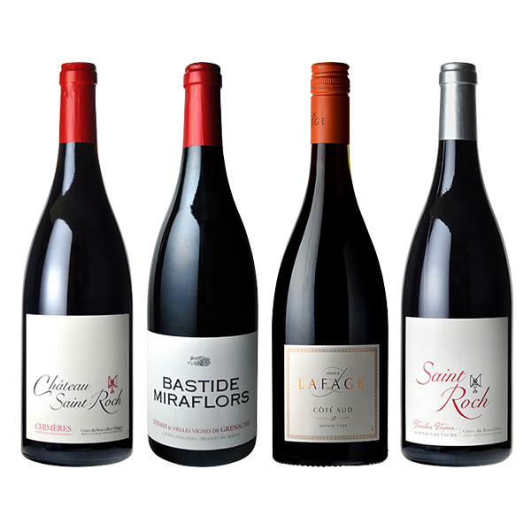 高評価生産者「ドメーヌ・ラファージュ」人気の赤4本セット